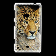 Coque Nokia Lumia 625 portrait d'un léopard 50