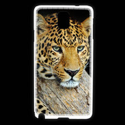 Coque Samsung Galaxy Note 3 portrait d'un léopard 50