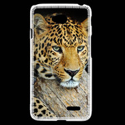 Coque LG L70 portrait d'un léopard 50
