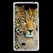 Coque LG F5 portrait d'un léopard 50