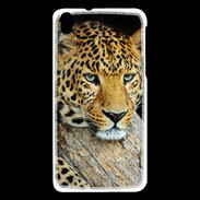 Coque HTC Desire 816 portrait d'un léopard 50
