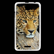 Coque HTC Desire 516 portrait d'un léopard 50