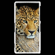 Coque Sony Xperia Z2 portrait d'un léopard 50