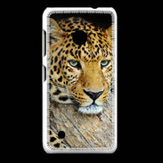 Coque Nokia Lumia 530 portrait d'un léopard 50