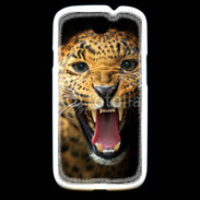 Coque Samsung Galaxy S3 Portrait d'un léopard énervé