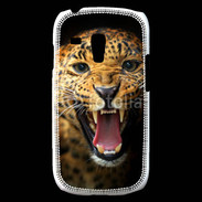 Coque Samsung Galaxy S3 Mini Portrait d'un léopard énervé