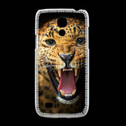 Coque Samsung Galaxy S4mini Portrait d'un léopard énervé
