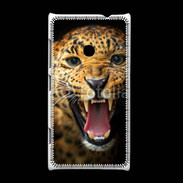 Coque Nokia Lumia 520 Portrait d'un léopard énervé