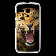 Coque Motorola G Portrait d'un léopard énervé