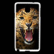 Coque Samsung Galaxy Note 3 Portrait d'un léopard énervé