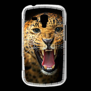 Coque Samsung Galaxy Trend Portrait d'un léopard énervé