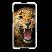 Coque Blackberry Z30 Portrait d'un léopard énervé