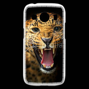 Coque Samsung Galaxy Ace4 Portrait d'un léopard énervé