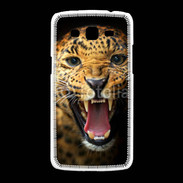 Coque Samsung Galaxy Grand2 Portrait d'un léopard énervé