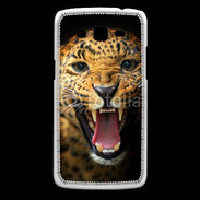 Coque Samsung Core Plus Portrait d'un léopard énervé