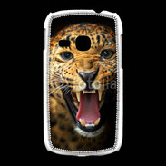 Coque Samsung Galaxy Young Portrait d'un léopard énervé