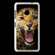 Coque Nokia Lumia 530 Portrait d'un léopard énervé