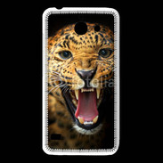 Coque Huawei Y550 Portrait d'un léopard énervé