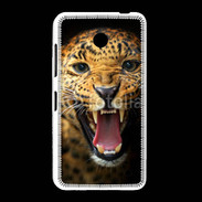 Coque Nokia Lumia 635 Portrait d'un léopard énervé