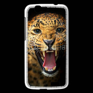 Coque Huawei Ascend G7 Portrait d'un léopard énervé