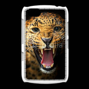 Coque BlackBerry 9720 Portrait d'un léopard énervé
