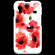 Coque Samsung ACE S5830 Illustration de coquelicots