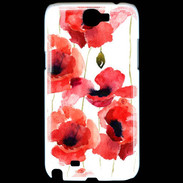 Coque Samsung Galaxy Note 2 Illustration de coquelicots