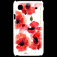 Coque Samsung Galaxy S Illustration de coquelicots