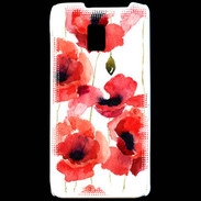 Coque LG P990 Illustration de coquelicots