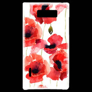 Coque LG Optimus L7 Illustration de coquelicots