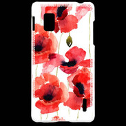 Coque LG Optimus G Illustration de coquelicots