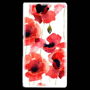Coque Sony Xperia Z Illustration de coquelicots