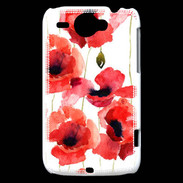 Coque HTC Wildfire G8 Illustration de coquelicots