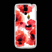 Coque Samsung Galaxy S4mini Illustration de coquelicots