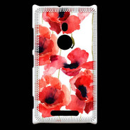 Coque Nokia Lumia 925 Illustration de coquelicots
