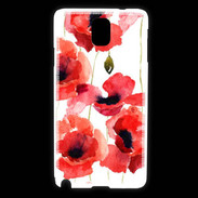 Coque Samsung Galaxy Note 3 Illustration de coquelicots
