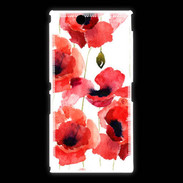 Coque Sony Xpéria Z Ultra Illustration de coquelicots