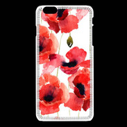Coque iPhone 6Plus / 6Splus Illustration de coquelicots