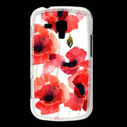 Coque Samsung Galaxy Trend Illustration de coquelicots