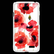 Coque LG L70 Illustration de coquelicots