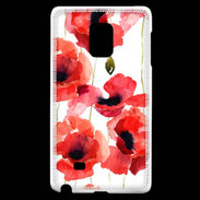 Coque Samsung Galaxy Note Edge Illustration de coquelicots