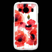 Coque Samsung Galaxy Ace4 Illustration de coquelicots