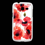Coque Samsung Galaxy Fresh Illustration de coquelicots