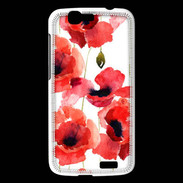 Coque Huawei Ascend G7 Illustration de coquelicots
