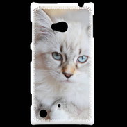 Coque Nokia Lumia 720 Chaton aux yeux bleus