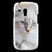 Coque Samsung Galaxy S3 Mini Chaton aux yeux bleus