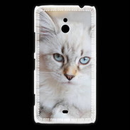 Coque Nokia Lumia 1320 Chaton aux yeux bleus