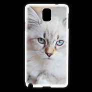 Coque Samsung Galaxy Note 3 Chaton aux yeux bleus