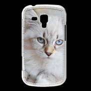 Coque Samsung Galaxy Trend Chaton aux yeux bleus