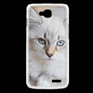 Coque LG L90 Chaton aux yeux bleus